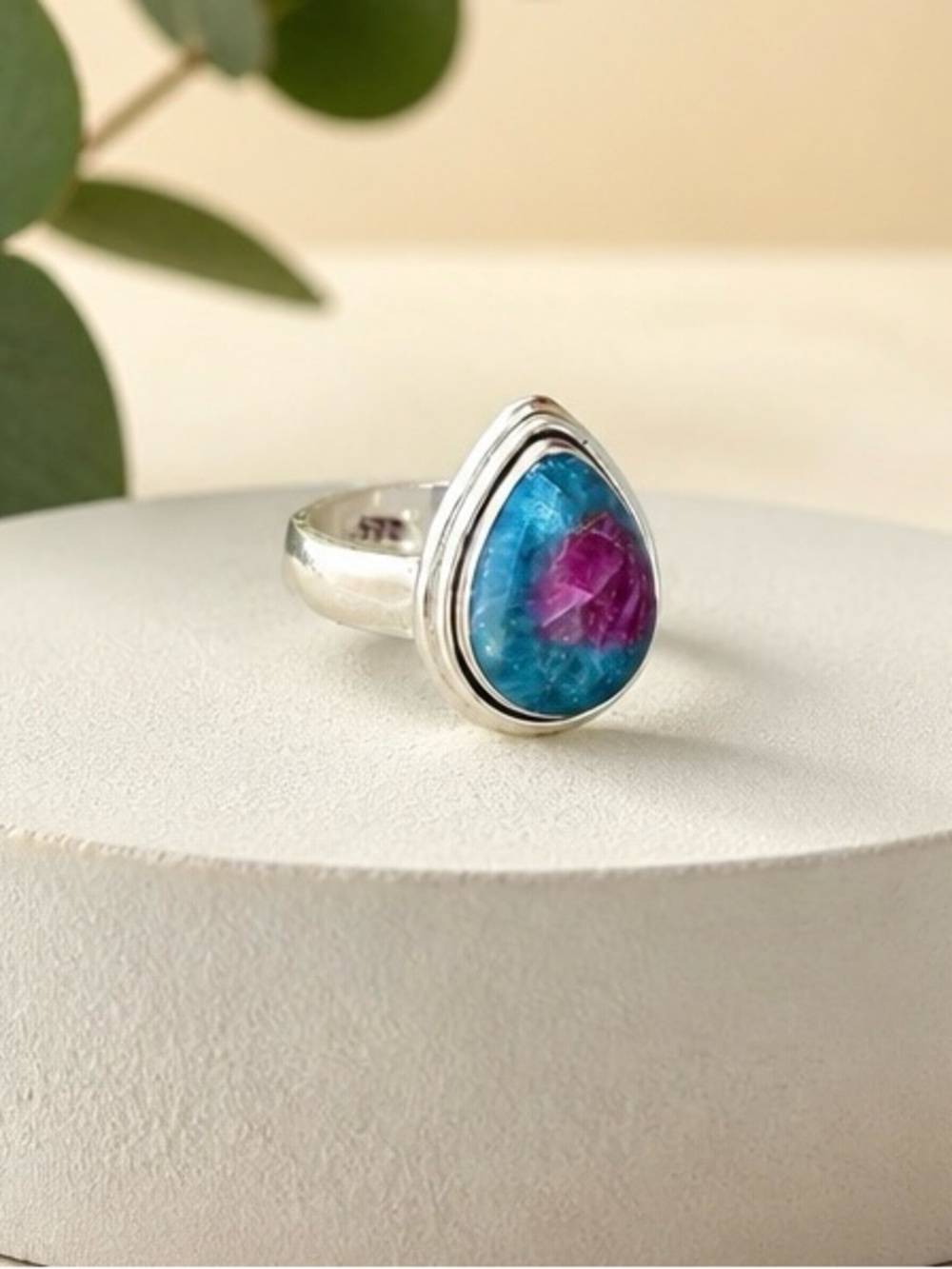 Ruby In Kyanite Ring - Picture 3 of 12